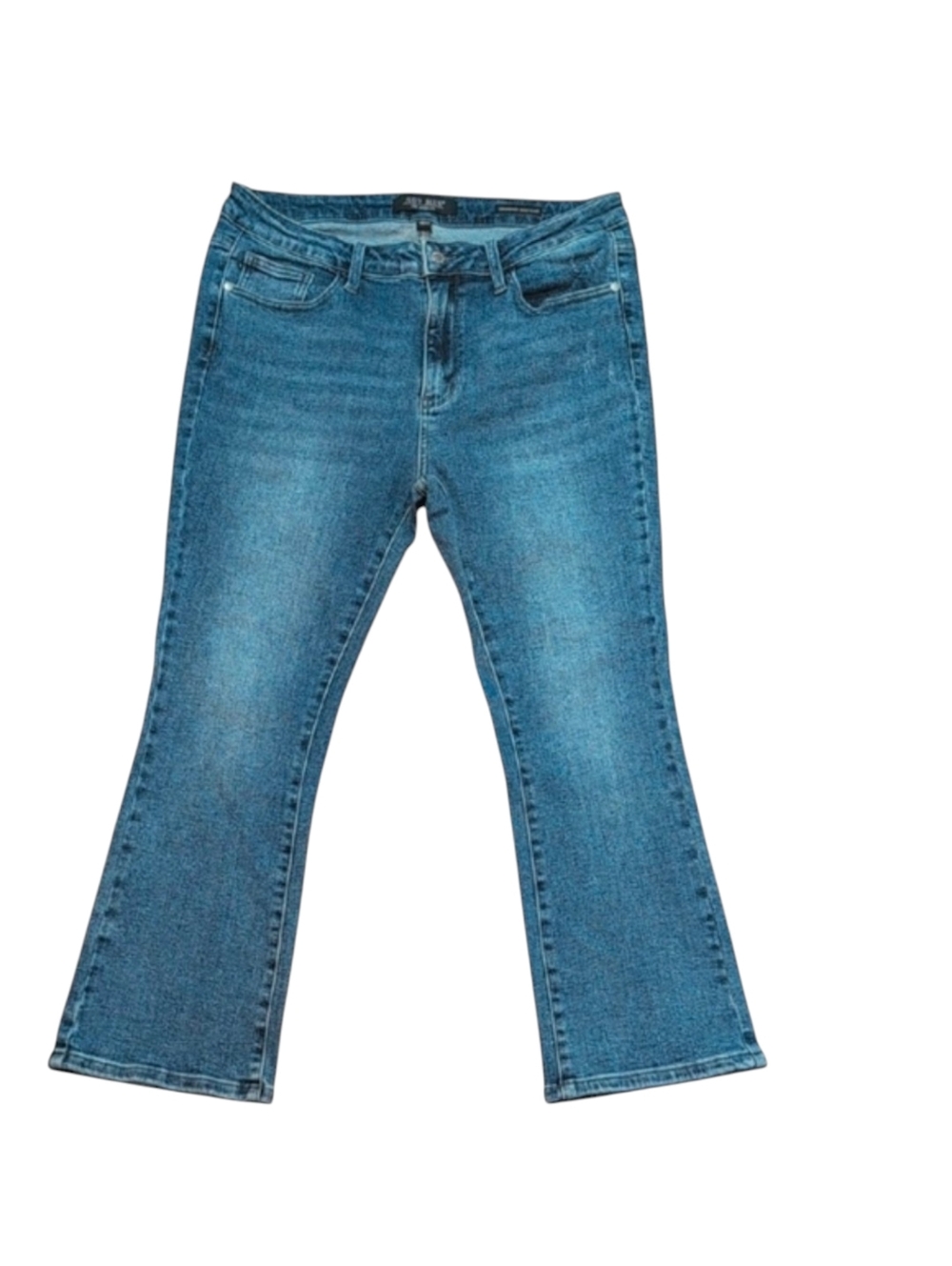 Judy Blue Cropped Bootcut Ligthly Distressed Jeans 15/32